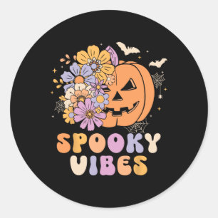 Adesivo Spookes Vibes Halloween Pumpkin Costume Retro Groo