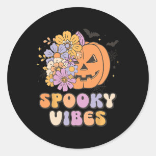Adesivo Spookes Vibes Halloween Pumpkin Costume Retro Groo