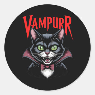 Adesivo Spookper Vampurr Vampiro Cat Halloween