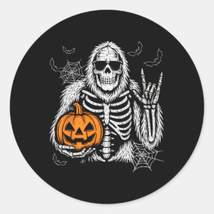 Adesivo Spooky Bigfoot Jack O Lanterno Skeleton Halloween