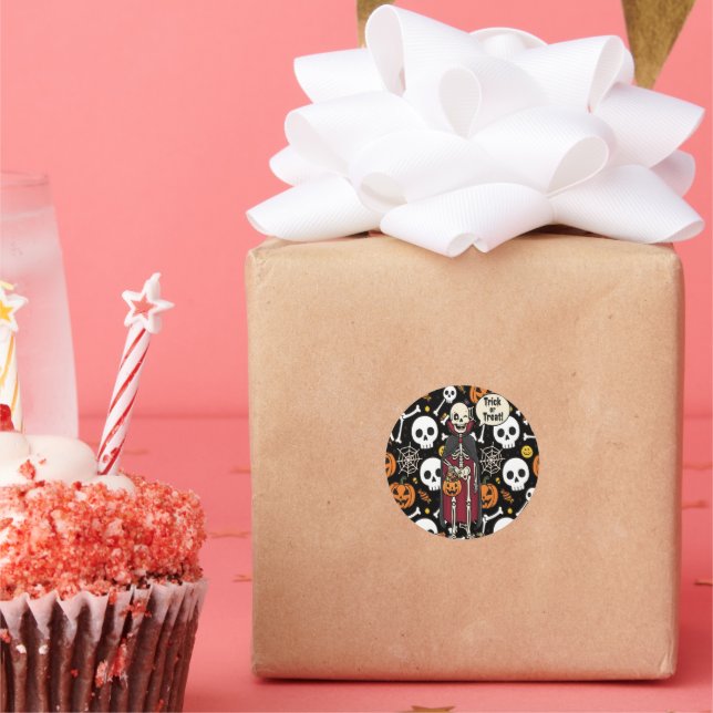 Adesivo Spooky Bones And Skeletons For Halloween (Festa)