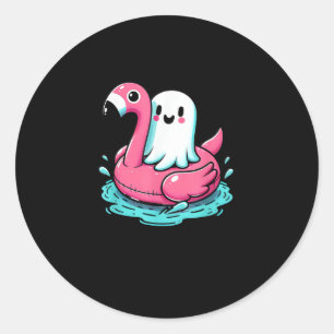 Adesivo Spooky Flamingo Funny Spooky Verão