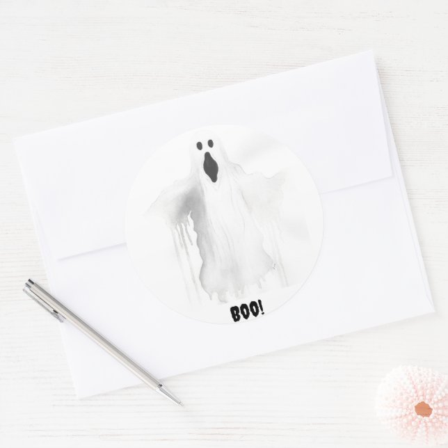 Adesivo Spooky Ghost (Envelope)