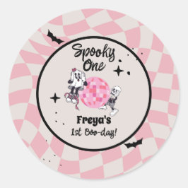 Adesivo Spooky Ghoul Halloween First Birthday 
