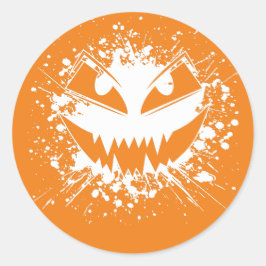 Adesivo Spooky Grunge Jack-O'-Lantern Sticker