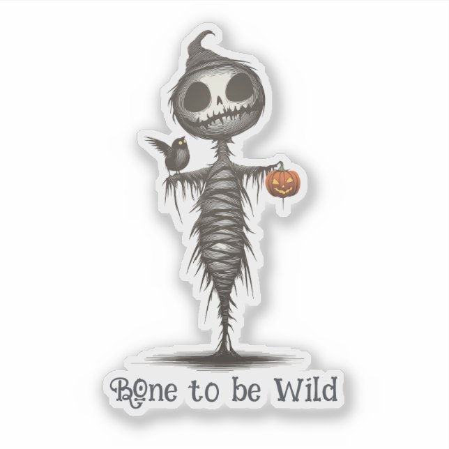 Adesivo Spooky Mummy Scarecrow (Frente)