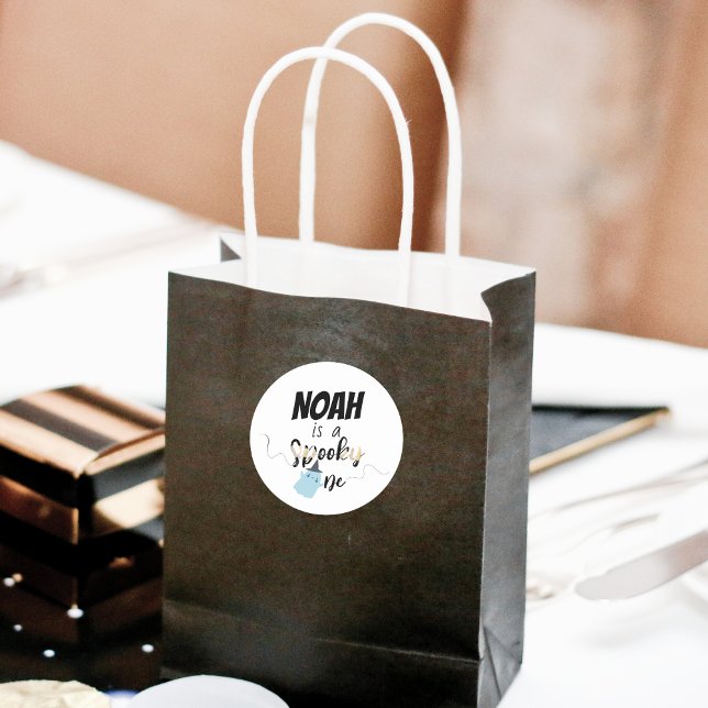 Adesivo Spooky One | primeiro aniversario de Halloween | A (Criador carregado)