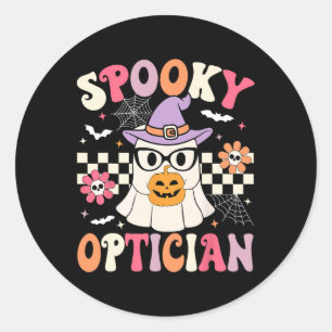 Adesivo Spooky Optician Halloween Olho Médico Halloween Op