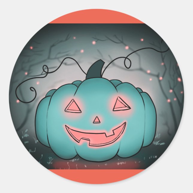 Adesivo Spooky Pumpkin (Frente)