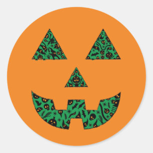 Adesivo Spooky Pumpkin Silhouette