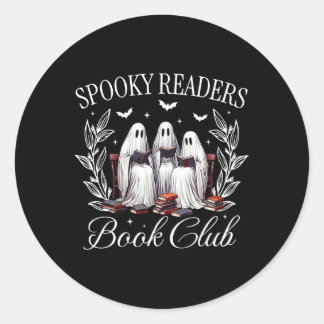 Adesivo Spooky Readers Book Club Engraçado Professor Fanta