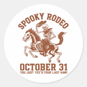 Adesivo Spooky Rodeo Halloween 31 de outubro
