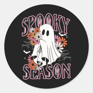 Adesivo Spooky Season Cute Ghost Halloween
