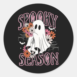 Adesivo Spooky Season Cute Ghost Halloween