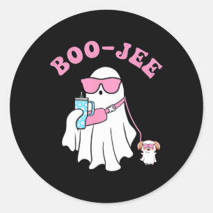 Adesivo Spooky Season Cute Ghost Halloween Costume Boujee