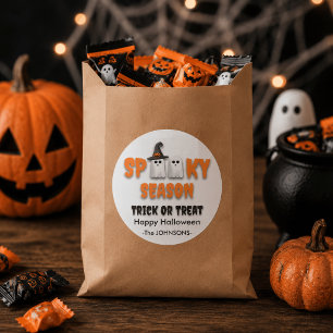 Adesivo Spooky Season Ghost - Design do Halloween