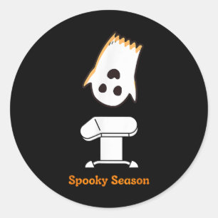 Adesivo Spooky Season Halloween Cute Gymnast Vault G