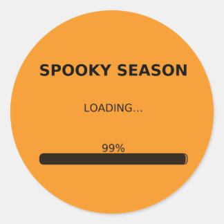 Adesivo Spooky Season Loading 99% - Halloween Sticker