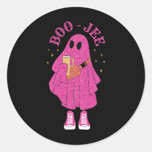 Adesivo Spooky Season Pink Ghost Halloween Costume Boujee