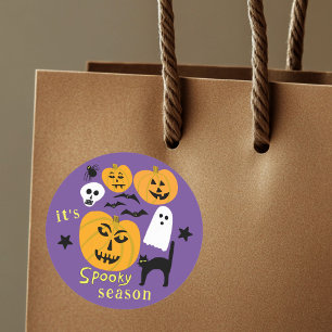 Adesivo Spooky Season Pumpkins Ghost Bat HELLOWEEN