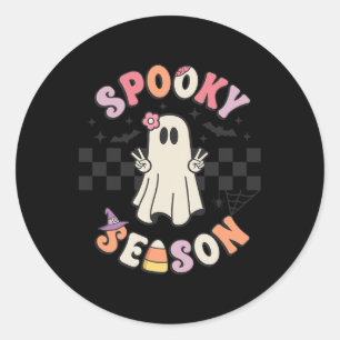 Adesivo Spooky Season Retro Feliz Halloween Mulheres Fanta