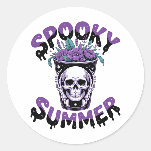 Adesivo Spooky Summer Skeletonsummerbetween (Frente)