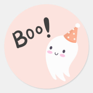 Adesivo Spooky, Um Bonito Favor do primeiro aniversario Fa