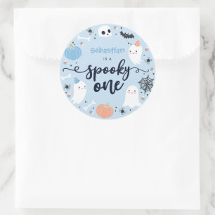 Adesivo Spooky, Um Bonito Favor do primeiro aniversario Fa