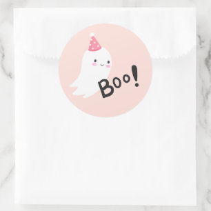 Adesivo Spooky, Um Bonito Favor do primeiro aniversario Fa