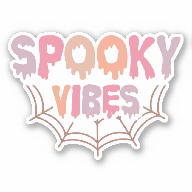 Adesivo Spooky Vibes (Frente)