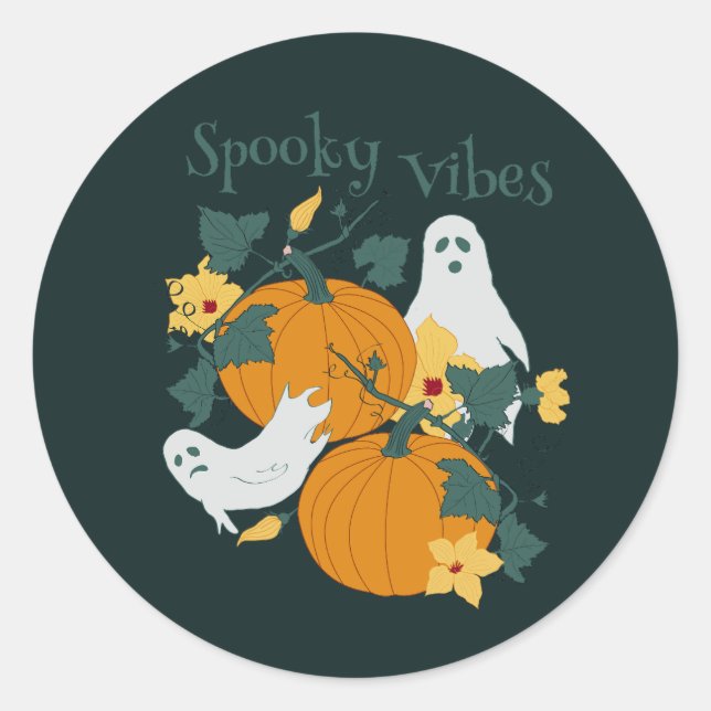 Adesivo Spooky Vibes (Frente)