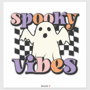 Adesivo Spooky Vibes Ghost