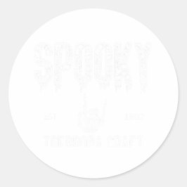 Adesivo Spooky Vibes: Tee Gráfico de Halloween