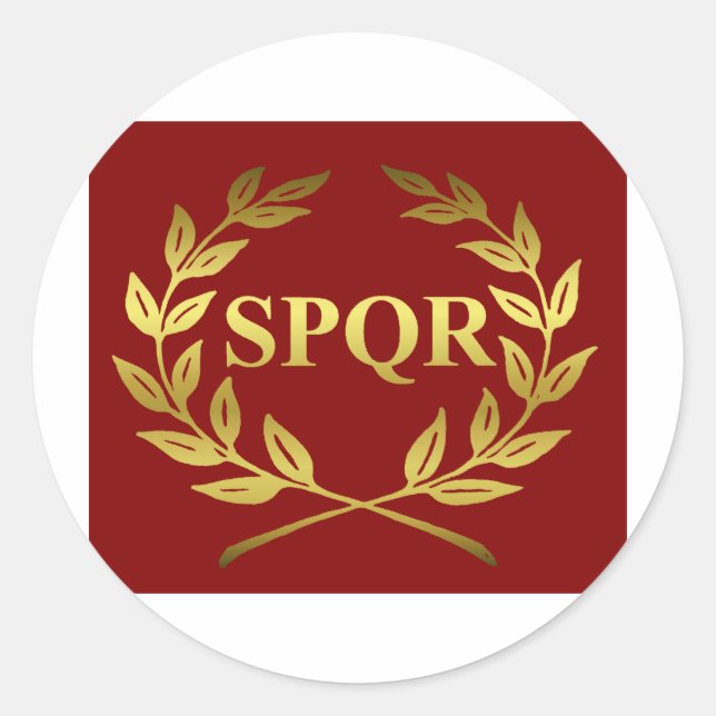 ADESIVO SPQR (Frente)