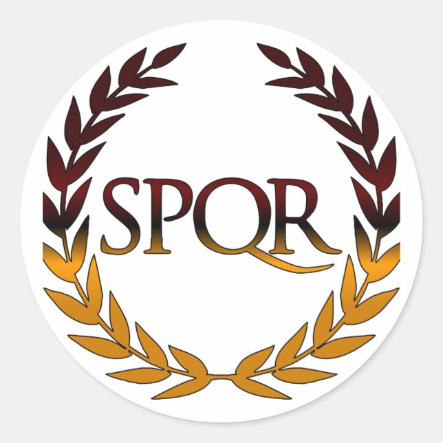 ADESIVO SPQR (Frente)