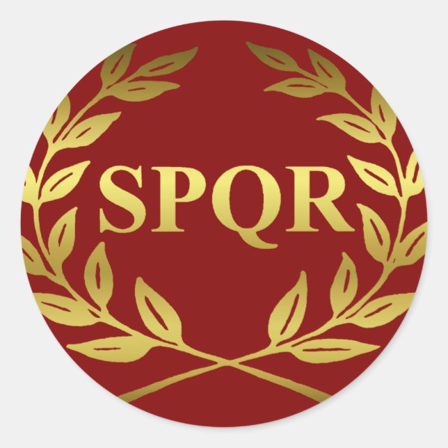 ADESIVO SPQR (Frente)