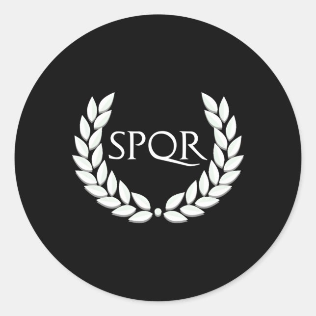 Adesivo Spqr Para Império Ro (Frente)