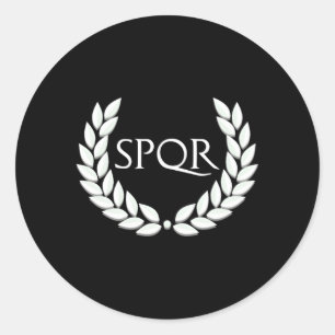 Adesivo Spqr Para Império Ro
