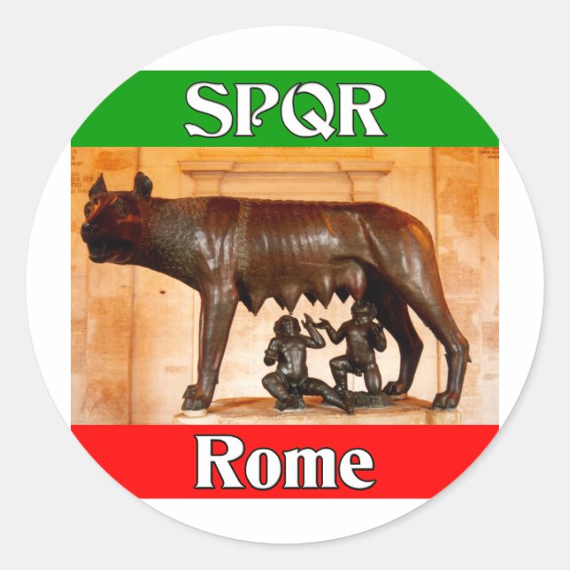 Adesivo SPQR Roma (Frente)