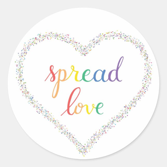 Adesivo Spread Love Sticker (Frente)