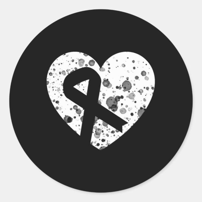 Adesivo Spread Love With Graphic Heart And Ribbon Cancer  (Frente)