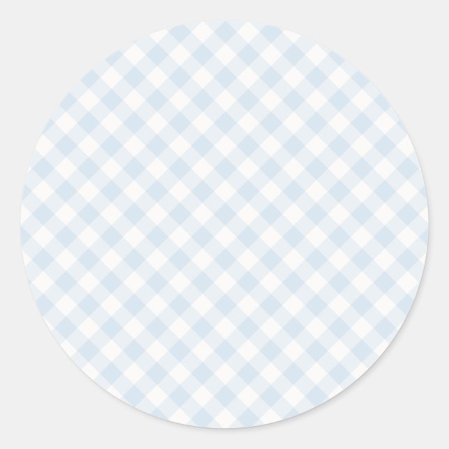 Adesivo Spring Retro Gingham | Azul Pó (Frente)