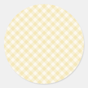 Adesivo Spring Retro Gingham   Creme de Manteiga