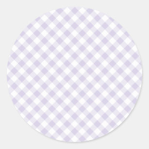 Adesivo Spring Retro Gingham Lavanda Desbotada