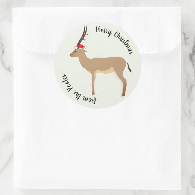 Adesivo Springbok de Natal (Bolsa)
