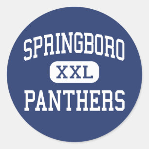 Adesivo Springboro - panteras - alto - Springboro Ohio
