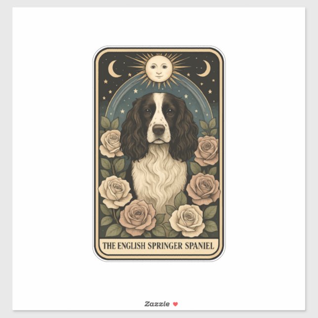 Adesivo Springer Spaniel Inglês (Folha)