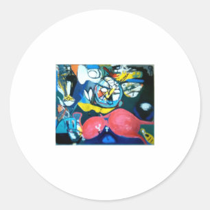 Adesivo Springtime Jazz Abstrato Jeff Hankamer Artjunkhaus