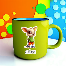 Adesivo Springy Roo - Vinheta Personalizada