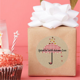 Adesivo Sprinkle com o Autumn Love Baby Party